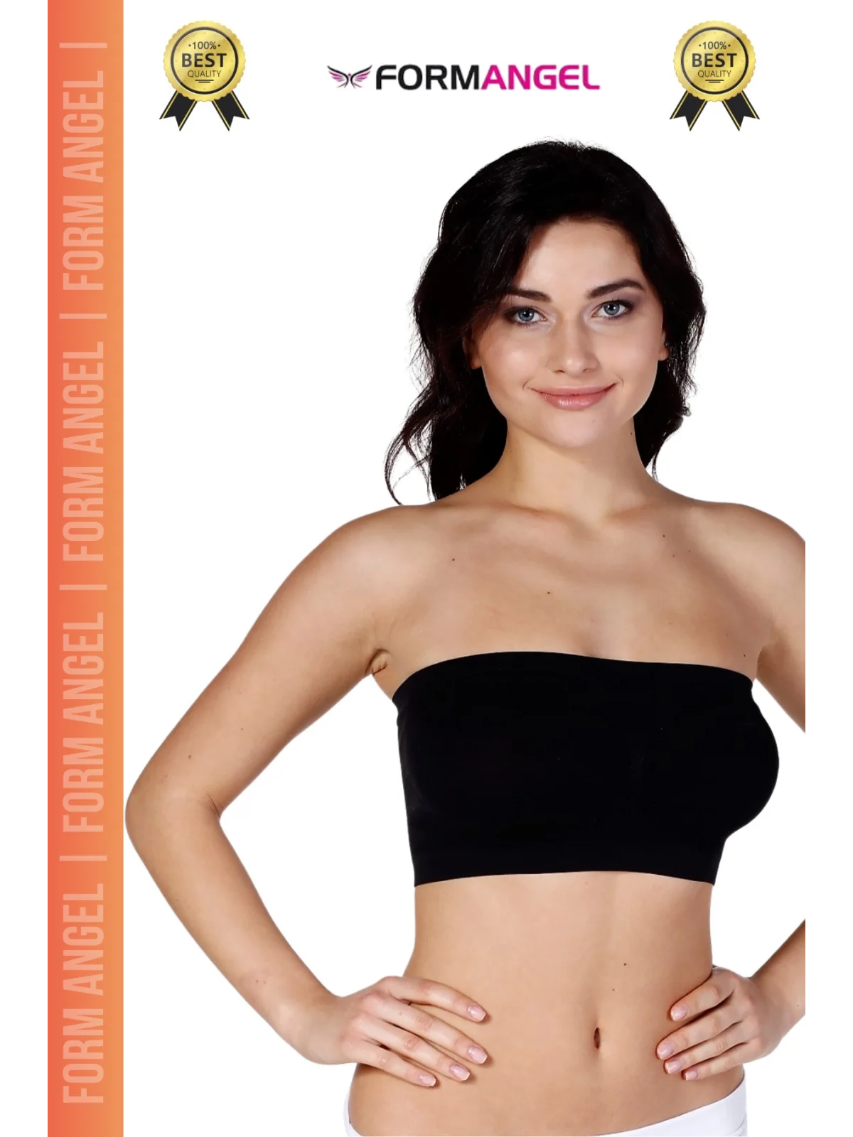 #Bandeo Seamless Toparlayıcı Kadın Basic Örme Dikişsiz Pedli Bandeo Büstiyer 2li Set