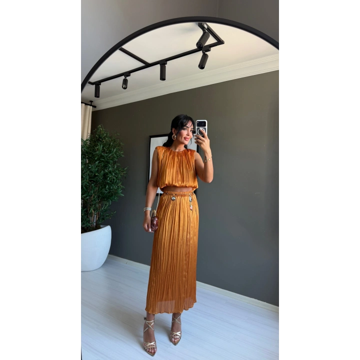 Saten orjinal markalı takım orange