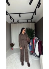 Leopar Jean Ceket Pantolon Takım