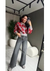 Orjinal Markalı Geniş Paça Gri Jean