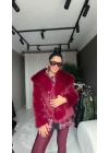Şal Yaka Bordo Kürk