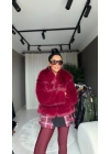 Şal Yaka Bordo Kürk