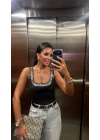 Zımbalı Body Siyah