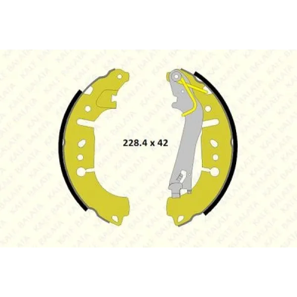 Fiat Egea 1.4 Fire 2015- Arka Pabuç Balata - KALE