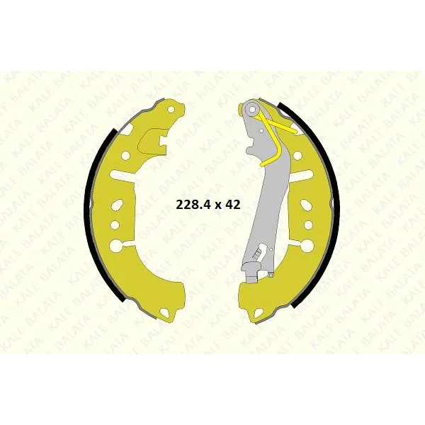 Fiat Egea Cross 1.3 Multijet 2020- Arka Pabuç Balata - KALE