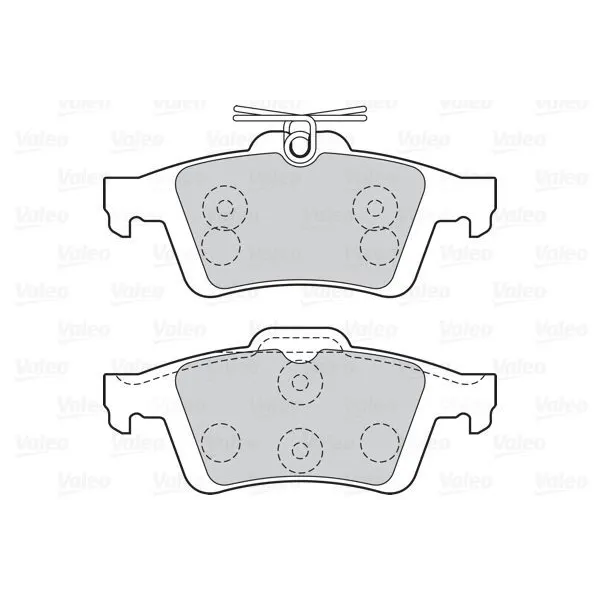 Ford Focus 3 1.6 TDCi 2011-2020 Arka Fren Balatası - VALEO