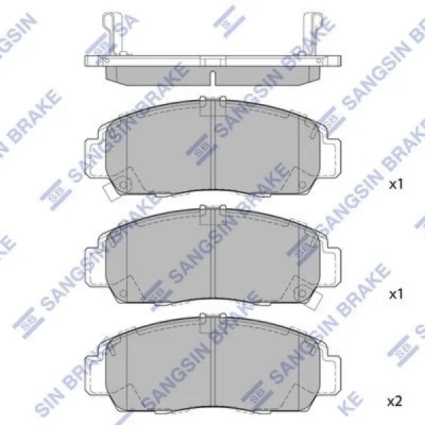 Honda Civic 1.6 2006-2016 Ön Fren Balatası - HI-Q
