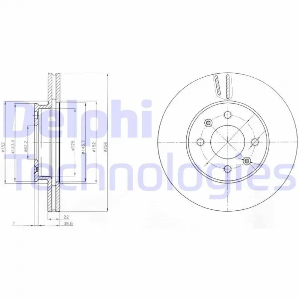 Hyundai Accent Era 1.5 CRDi 2005-2010 Ön Fren Diski - DELPHI (TAKIM)