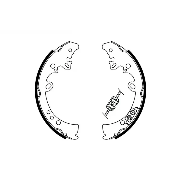 Toyota Hilux 2.5 D-4D 4x4 2010-2015 Arka Pabuç Balata - BOSCH