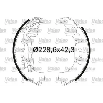 Fiat Egea 1.4 Fire 2015- Arka Pabuç Balata - VALEO