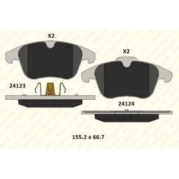 Ford Mondeo 1.6 TDCi 2011-2015 Ön Fren Balatası - KALE