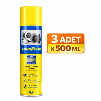 Fren Balata Temizleme Spreyi (3 Adet) - GOODYEAR