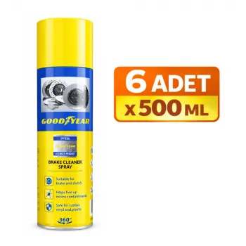 Fren Balata Temizleme Spreyi (6 Adet) - GOODYEAR