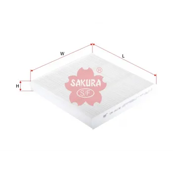 Honda Civic FC5 1.6 2016-2022 Polen Filtresi - SAKURA
