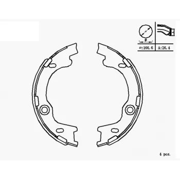 Kia Sportage 1.6 Benzin 2011-2015 El Fren Balatası - MGA (2.Tip)
