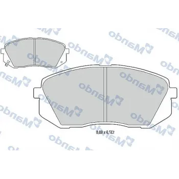 Kia Sportage 1.6 Benzin 2011-2015 Ön Fren Balatası - MANDO