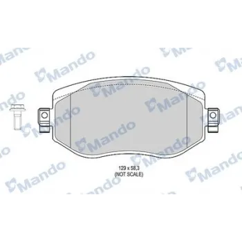 Renault Megane IV Ön Fren Balatası - MANDO