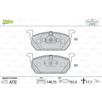 Seat Arona 1.0 Tsi 2020- Ön Fren Balatası - VALEO