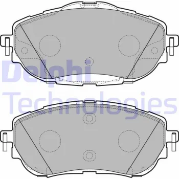 Toyota Corolla 1.33 - 1.6 - 1.4 D4D 2013 - 2018 Ön Fren Balatası - DELPHI