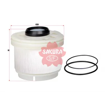 Toyota Hilux 2.5 D-4D 4x4 2010-2015 Yakıt Filtresi - SAKURA
