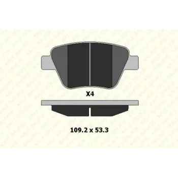 Volkswagen Caddy 1.6 TDi 2010-2015 Arka Fren Balatası - KALE