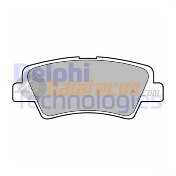 Hyundai i10 II, III Arka Fren Balatası - DELPHI