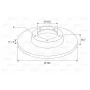 Ford Mondeo 1.6 TDCi 2011-2015 Arka Fren Diski - VALEO (TAKIM)