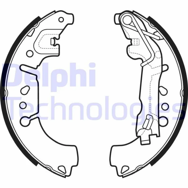 Fiat Egea 1.4 Fire 2015- Arka Pabuç Balata - DELPHI