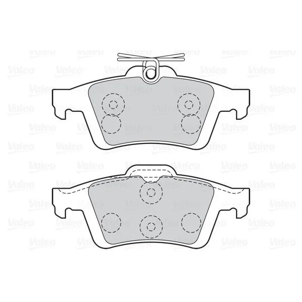 Ford Focus 3 1.6 TDCi 2011-2020 Arka Fren Balatası - VALEO