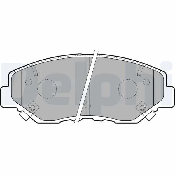 Honda Civic FC5 1.6 2016-2022 Ön Fren Balatası - DELPHI