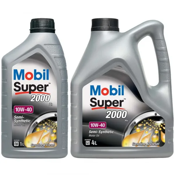 Mobil Super 2000 X1 10W40 Motor Yağı 4 L + 1 L ÜT:2026