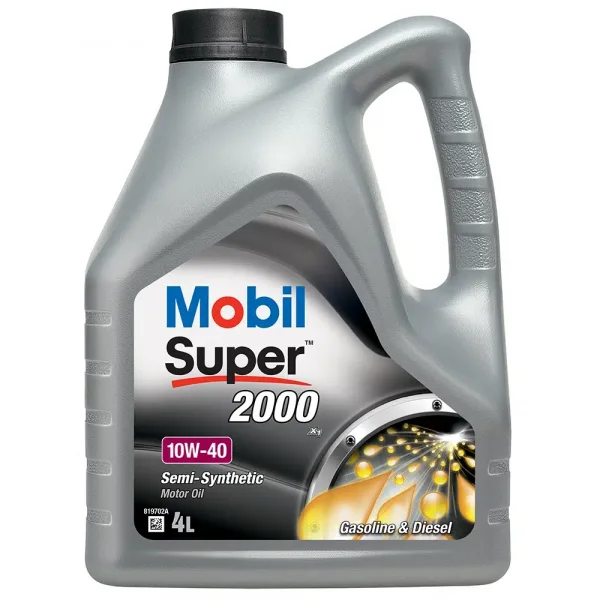 Mobil Super 2000 X1 10W40 Motor Yağı 4 L ÜT:2026