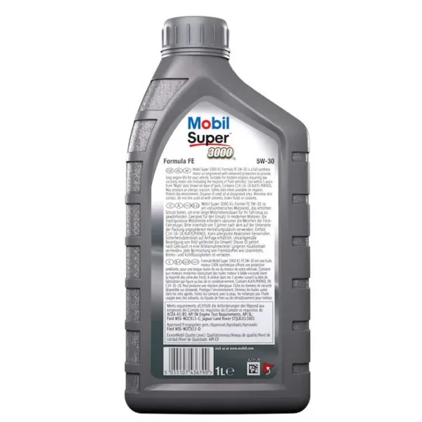 Mobil Super 3000 X1 Formula FE 5W30 Motor Yağı 4 L + 1 L ÜT:2026