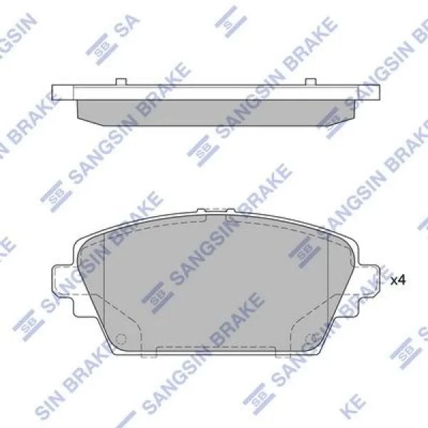 Nissan Primera 1.6 2002-2008 Ön Fren Balatası - HI-Q