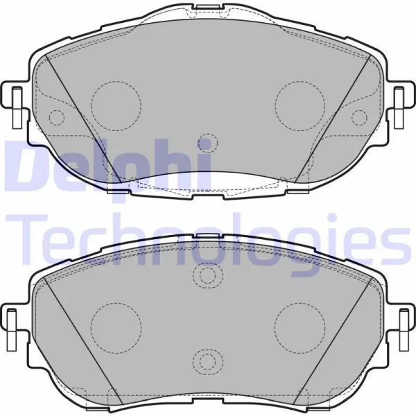 Toyota Auris 1.33 - 1.6 - 1.4 D4D 2013 - 2018 Ön Fren Balatası - DELPHI