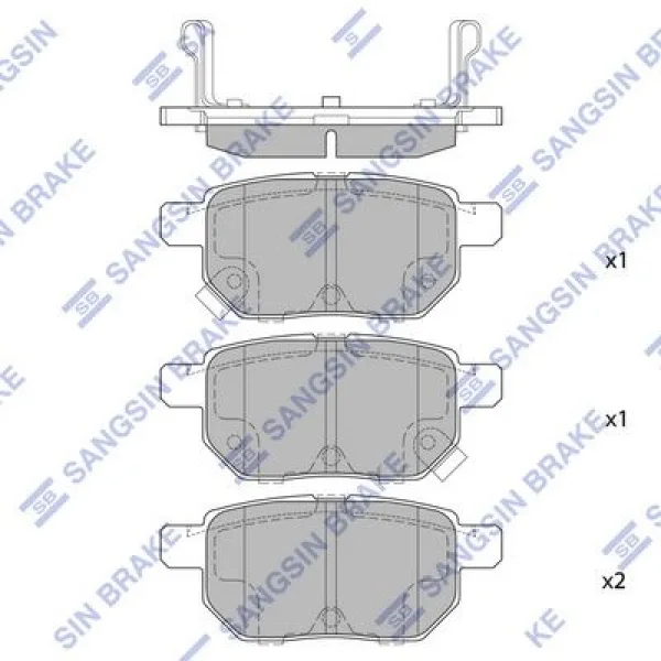 Toyota Corolla 1.33 2007-2012 Arka Fren Balatası - HI-Q
