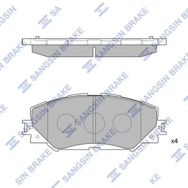 Toyota Corolla 1.33 2007-2012 Ön Fren Balatası - HI-Q