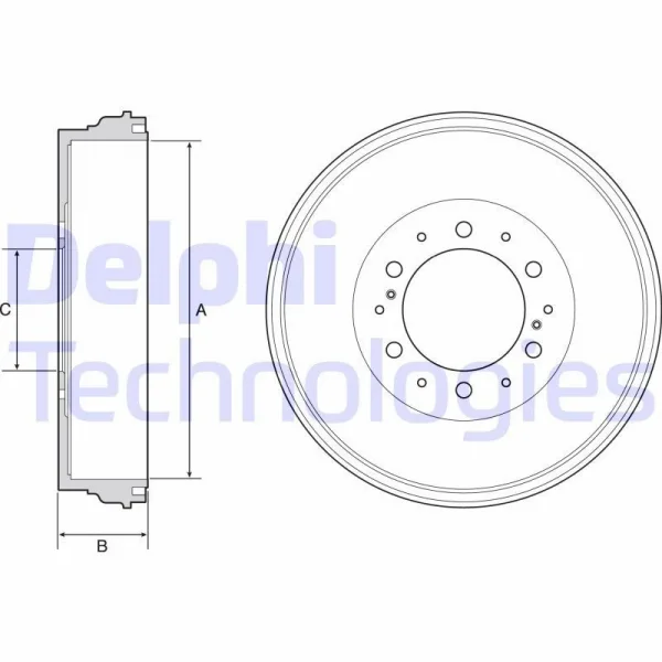 Toyota Hilux 2.5 D-4D 4x4 2010-2015 Arka Kampana - DELPHI (1 ADET)
