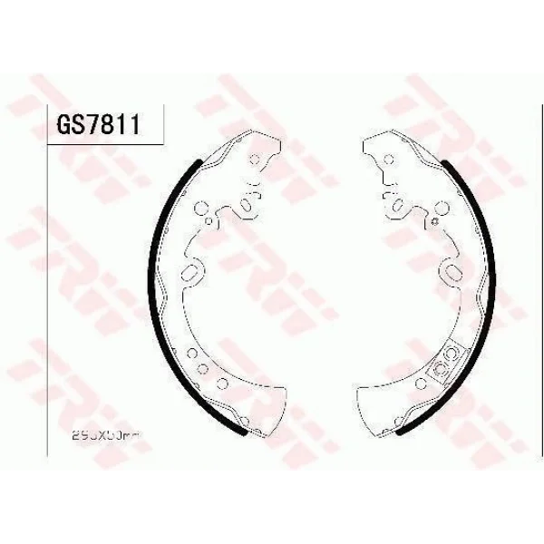 Toyota Hilux 2.5 D-4D 4x4 2010-2015 Arka Pabuç Balata - TRW