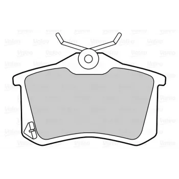 Audi A1 (8X1, 8XK, 8XA, 8XF) Arka Fren Balatası - VALEO