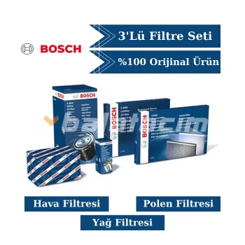 Fiat Egea 1.4 Fire 2015- Filtre Bakım Seti - BOSCH