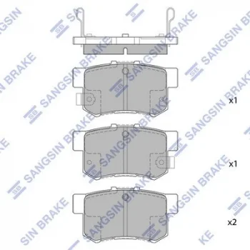 Honda Civic 1.6 2006-2016 Arka Fren Balatası - HI-Q