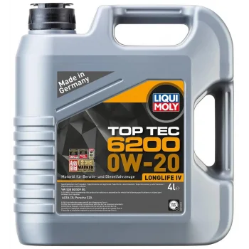 LIQUI MOLY 0W20 Motor Yağı Top Tec 6200 4 Litre (20788)