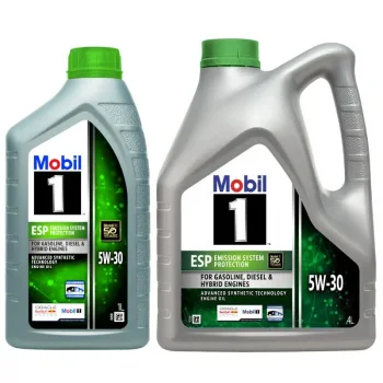 Mobil 1 ESP 5W30 Motor Yağı 4 L + 1 L ÜT:2026