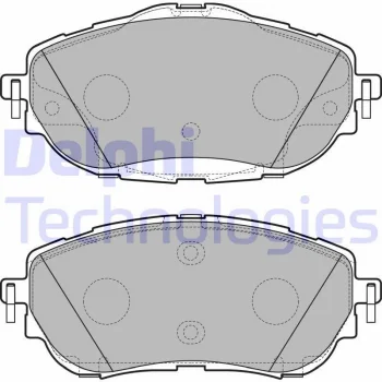 Toyota Corolla 1.6 2013-2018 Ön Fren Balatası - DELPHI