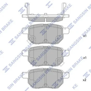 Toyota Corolla 1.33 2007-2012 Arka Fren Balatası - HI-Q