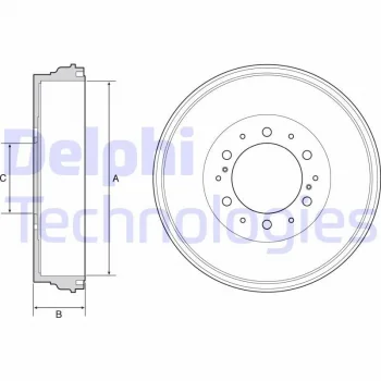 Toyota Hilux 2.5 D-4D 4x4 2010-2015 Arka Kampana - DELPHI (1 ADET)