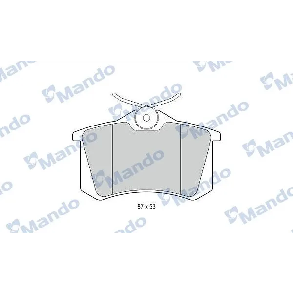 Audi A4 (B5, B6, B7, B8) Arka Fren Balatası - MANDO