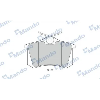 Audi A4 (B5, B6, B7, B8) Arka Fren Balatası - MANDO