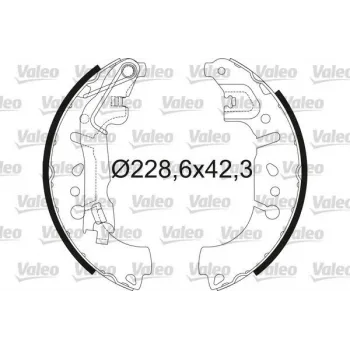 Fiat Egea 1.4 Fire 2015- Arka Pabuç Balata - VALEO